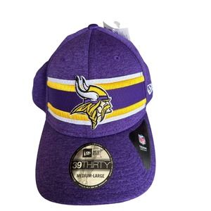 NWT 39Thirty New Era On Field Minnesota Vikings Purple Hat Cap Flex Fit Size M/L